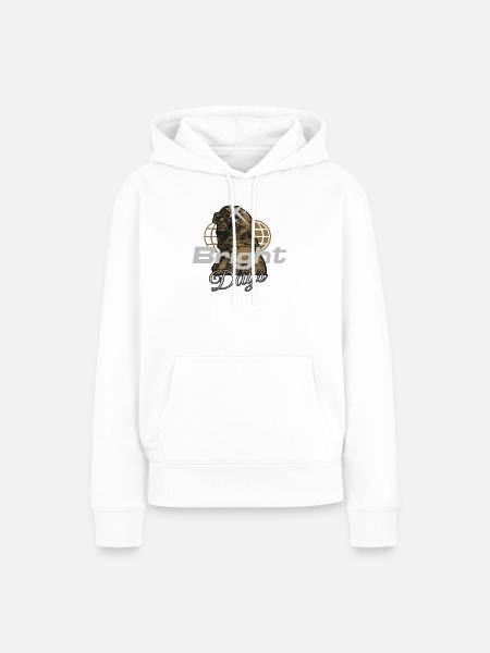 Bright Days Globuszauber - Frauen Premium Bio Hoodie - Weiß