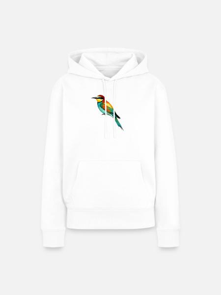 Bienenfresser - Frauen Premium Bio Hoodie - Weiß