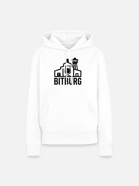 Bitburg - Frauen Premium Bio Hoodie - Weiß