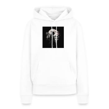Tom Wilms - Frauen Premium Bio Hoodie - Weiß - Vorne - Julia (174cm)