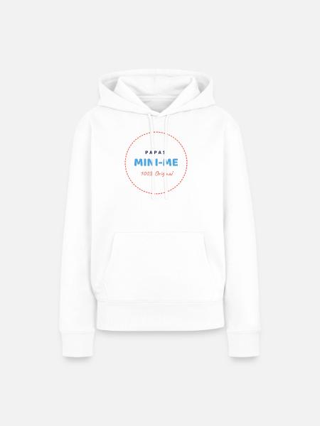 Papas MIINI-ME - Frauen Premium Bio Hoodie - Weiß