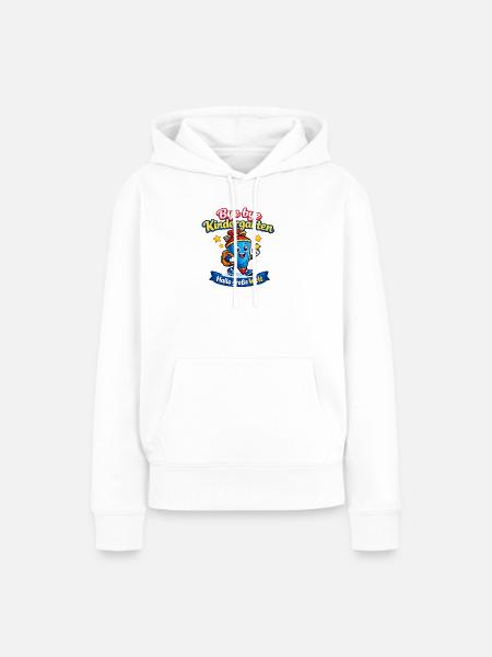 Abschied vom Kindergarten - Frauen Premium Bio Hoodie - Weiß