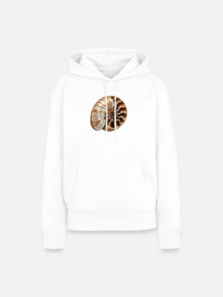 Unmöglicher Nautilus - Frauen Premium Bio Hoodie - Weiß