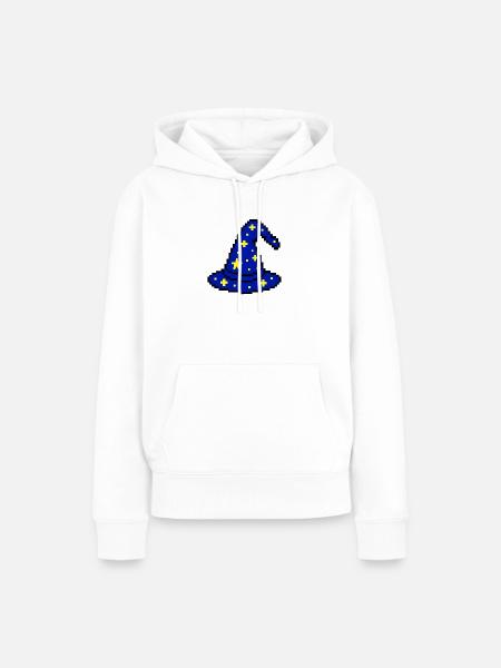 Zauberhut - Frauen Premium Bio Hoodie - Weiß