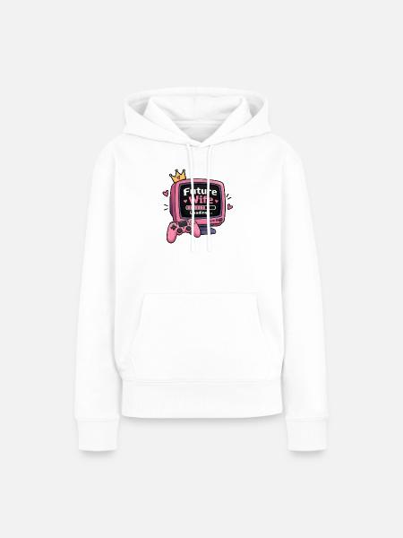 Future Wife – Loading...- Lustiges Verlobungsshirt - Frauen Premium Bio Hoodie - Weiß