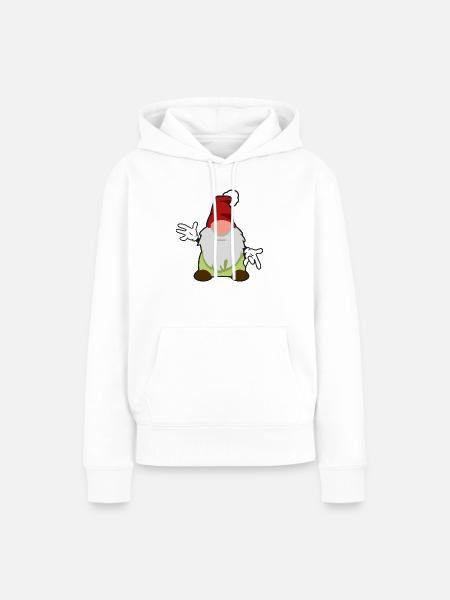zweiter Weihnachtswichtel - Frauen Premium Bio Hoodie - Weiß