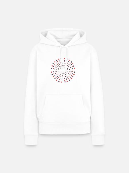 Dotart 005 - Frauen Premium Bio Hoodie - Weiß