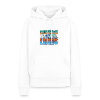 Sunshine And Tan Lines - Women’s Premium Organic Hoodie - white - Front - Julia (174cm)