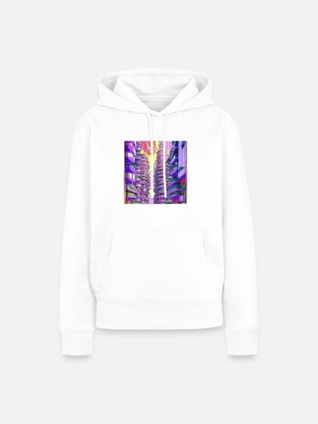 Die Baumsiedlung - Frauen Premium Bio Hoodie - Weiß