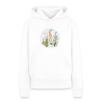 Meerestiere - Frauen Premium Bio Hoodie - Weiß - Vorne - Julia (174cm)