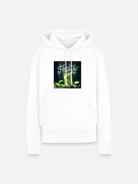 Fruchtig - Frauen Premium Bio Hoodie - Weiß