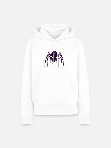 Neon Spider - Frauen Premium Bio Hoodie - Weiß