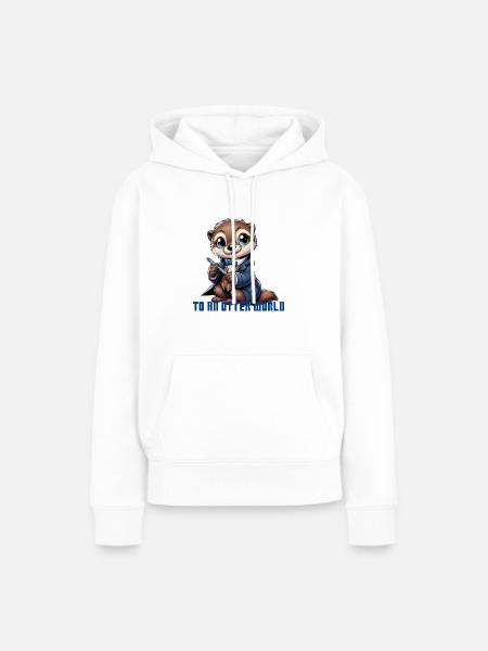 Spacetime - Frauen Premium Bio Hoodie - Weiß