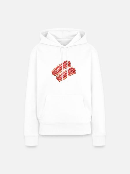 Stylisierte SpeckIllustration - Frauen Premium Bio Hoodie - Weiß