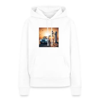 MUSS ICH ES IHNEN ERKLÄREN...? - Frauen Premium Bio Hoodie - Weiß - Vorne - Julia (174cm)