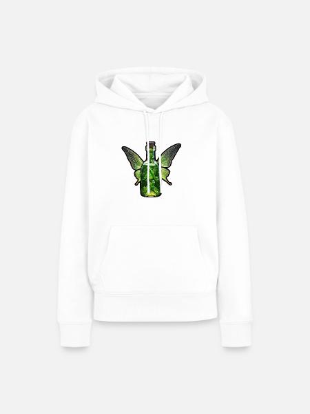 die grüne fee - Frauen Premium Bio Hoodie - Weiß