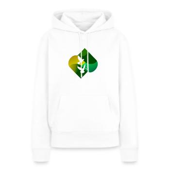 Friedenstaube Turteltauben Taubenei - Frauen Premium Bio Hoodie - Weiß - Vorne - Julia (174cm)