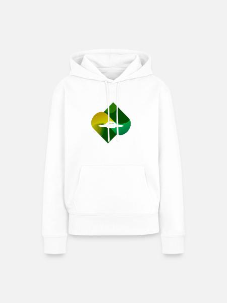 Raumschiff Scifi - Frauen Premium Bio Hoodie - Weiß