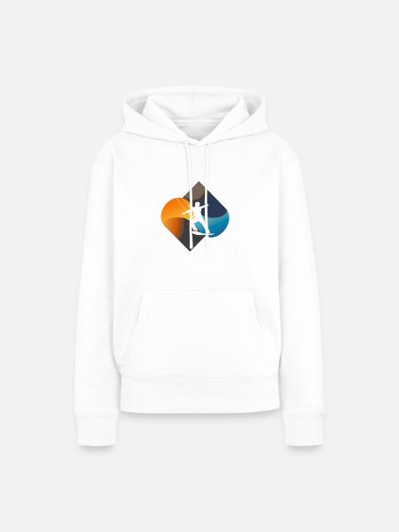Wakeboarding Wakeboarden - Frauen Premium Bio Hoodie - Weiß