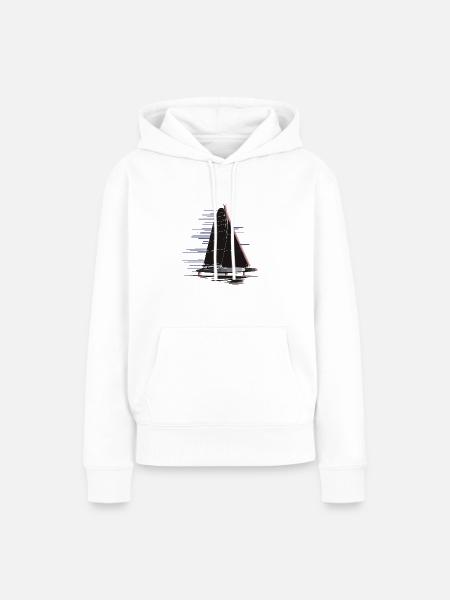 Schleier - Frauen Premium Bio Hoodie - Weiß