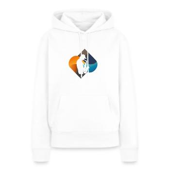 Jazz Saxophonist - Frauen Premium Bio Hoodie - Weiß - Vorne - Julia (174cm)