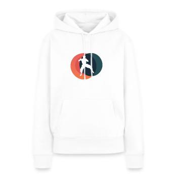 Boxen Kampfkunst Training - Frauen Premium Bio Hoodie - Weiß - Vorne - Julia (174cm)