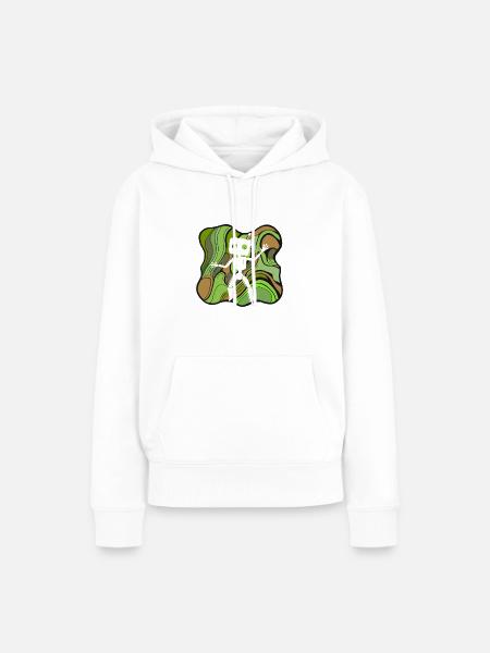 Roboter Tech Scifi - Frauen Premium Bio Hoodie - Weiß