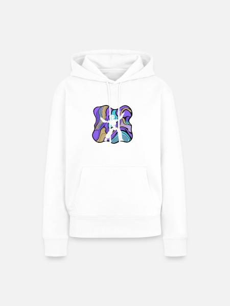 Tanzsport Modern Tanzpaar - Frauen Premium Bio Hoodie - Weiß