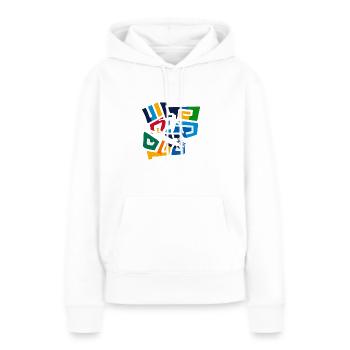 Surfer Surfboard Surfergirl - Frauen Premium Bio Hoodie - Weiß - Vorne - Julia (174cm)