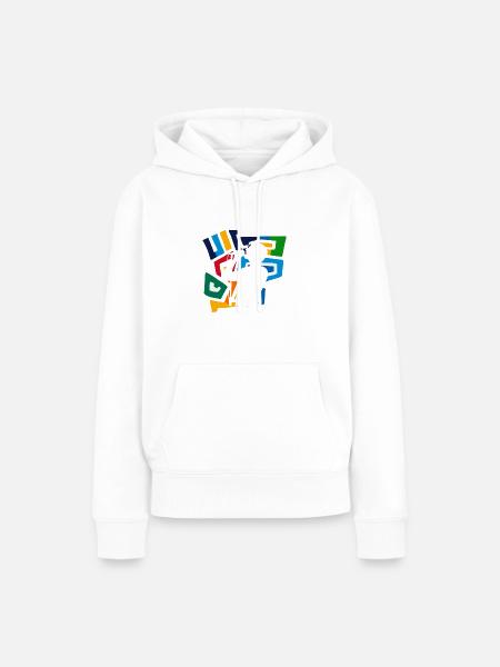 Gesang Karaoke - Frauen Premium Bio Hoodie - Weiß