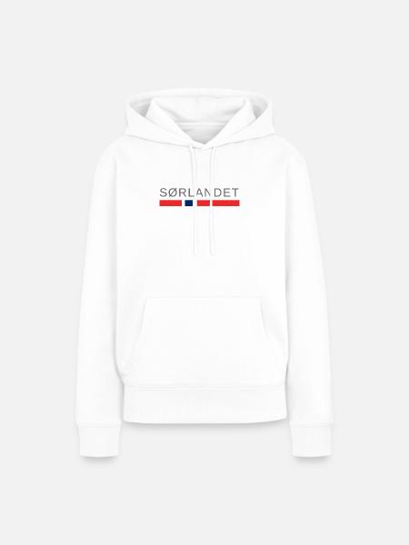 Südnorwegen - Frauen Premium Bio Hoodie - Weiß