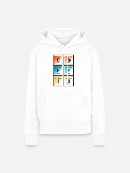 Graffiti-| Periodensystem der Elemente - Frauen Premium Bio Hoodie - Weiß