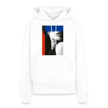 Surrealistische Malerei - Frauen Premium Bio Hoodie - Weiß - Vorne - Julia (174cm)