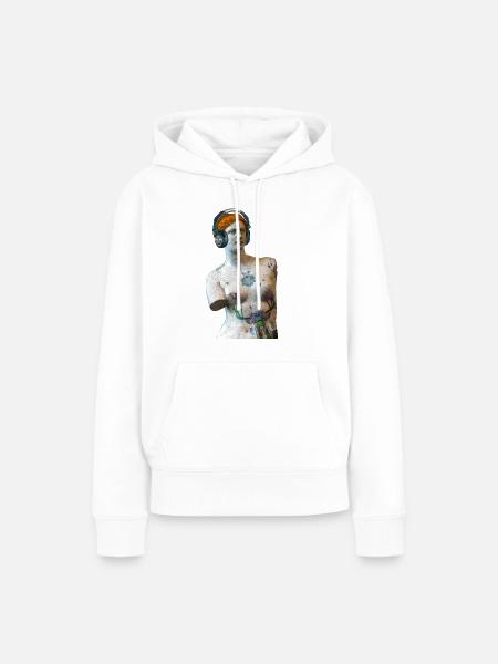 Venus von Milo - Frauen Premium Bio Hoodie - Weiß
