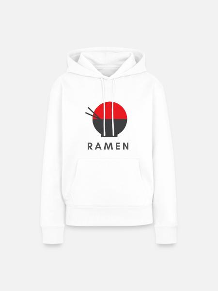 Ramen - Frauen Premium Bio Hoodie - Weiß