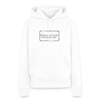 Mille Milliards de Mille Sabords ! BD - Sweat à capuche Premium bio Femme - blanc - Devant - Julia (174cm)