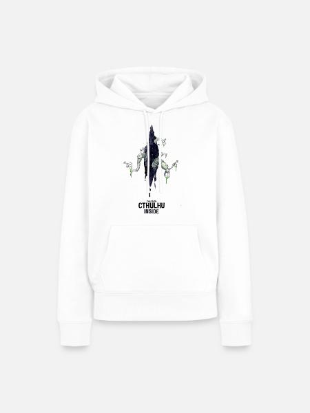 Cthulhu (H. P. Lovecraft) - Frauen Premium Bio Hoodie - Weiß
