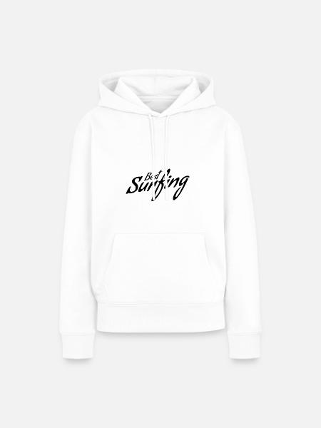 Best Surfing - Frauen Premium Bio Hoodie - Weiß