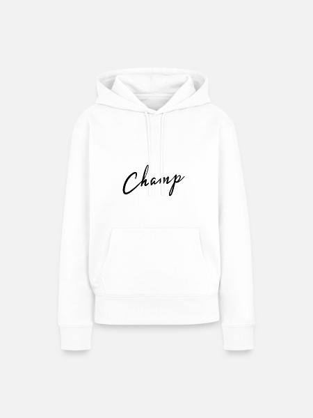 Champ - Frauen Premium Bio Hoodie - Weiß