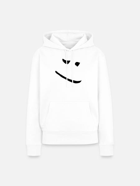 good mood - Frauen Premium Bio Hoodie - Weiß
