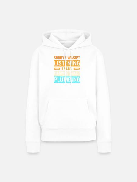 Installateur Klempner - Frauen Premium Bio Hoodie - Weiß