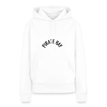Baie des Pirates - Sweat à capuche Premium bio Femme - blanc - Devant - Julia (174cm)