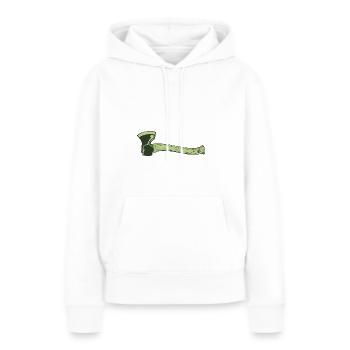 Axe - Women’s Premium Organic Hoodie - white - Front - Julia (174cm)