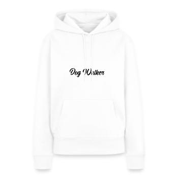 Dog Walker - Frauen Premium Bio Hoodie - Weiß - Vorne - Julia (174cm)