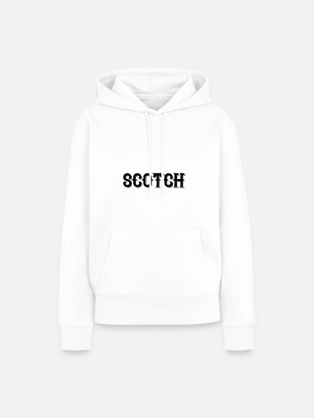 Scotch - Frauen Premium Bio Hoodie - Weiß