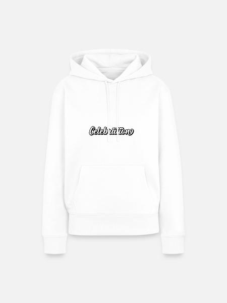 Celebration - Frauen Premium Bio Hoodie - Weiß