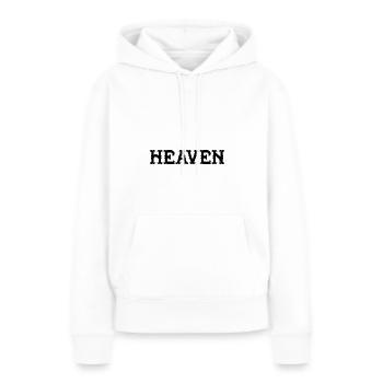 Ciel - Sweat à capuche Premium bio Femme - blanc - Devant - Julia (174cm)