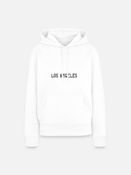 Los Angeles - Frauen Premium Bio Hoodie - Weiß