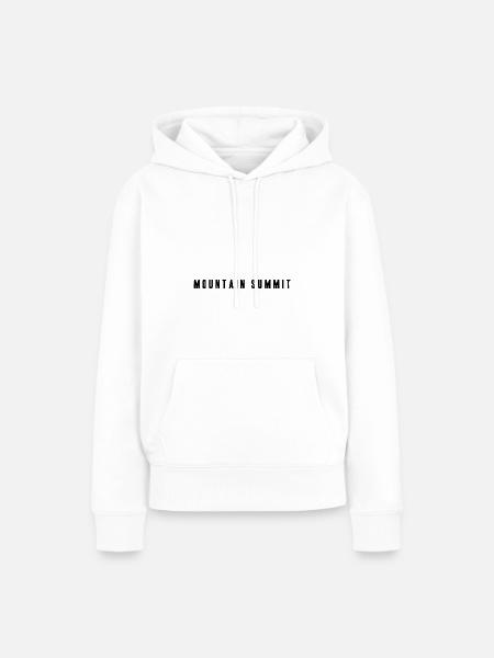 Mountain Summit - Frauen Premium Bio Hoodie - Weiß