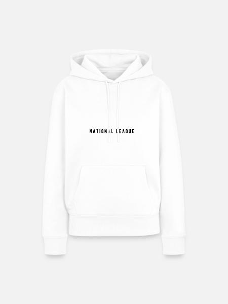 National League - Frauen Premium Bio Hoodie - Weiß